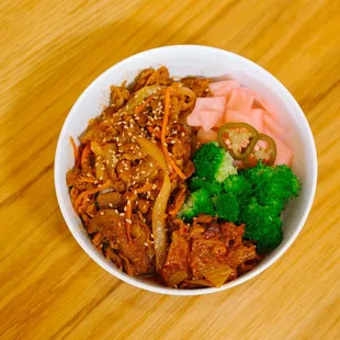 Spicy Pork Bulgogi Bowl