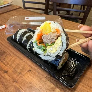 Beef Kimbap