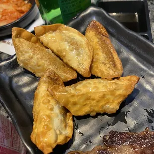 These fried dumplings were SO GOOD! Crispy and perfect. Only on $34.95 menu