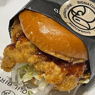 really fresh, real chicken sando