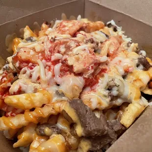 Large Bulgogi Kimchi Cheese Fries