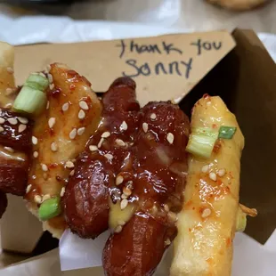 Really good skewers, reminds me of good K Street Food stalls.