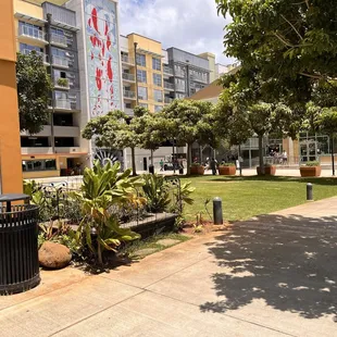 Next to Hmart across the park area