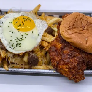 Korean SPICY chicken sandwich