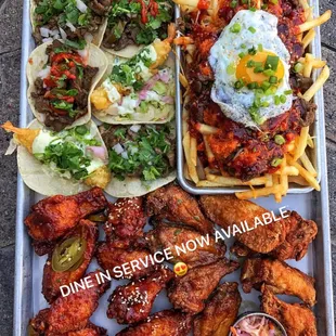 Dine in service now available!