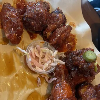 6pcs wings(3-4 flavors)