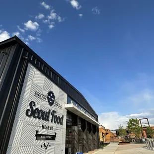 the outside of the building