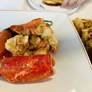 Lobster special $9.95 supposed to come with noodles but they were out!