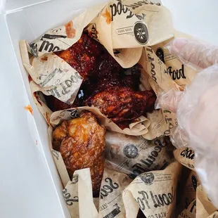 Half and half box -- The Baf Wings