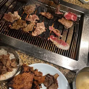 Meat. Soup. Rice. Bomb.