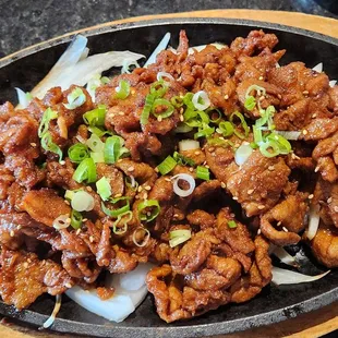 Spicy pork