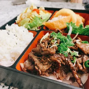 Beef bulgogi lunch box