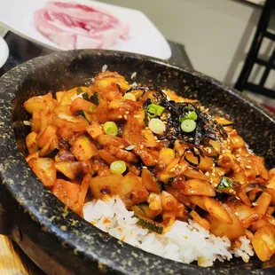 Nakji Dolsot Bibimbab!!