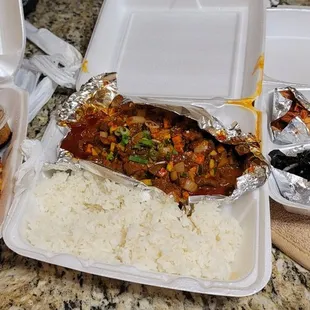 Korean pancake, bibimbap - to go