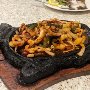 Spicy squid