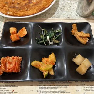 Free kimchi appetizer plate!