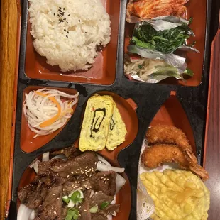 Bulgogi lunch plate