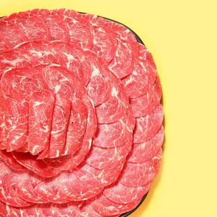 Beef Shabu Shabu plate