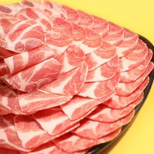 Pork Shabu Shabu plate