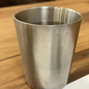 Complimentary barley tea: you know it's legit Korean when you get this.