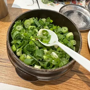 Chopped green onions