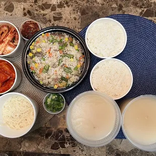 Bulgogi Fried Rice, 2 chadolbagi Gomtang