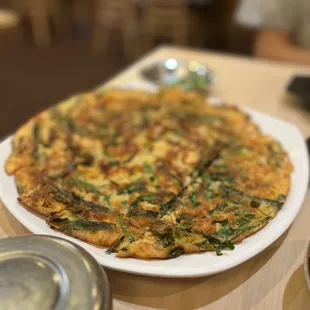 Seafood pancake