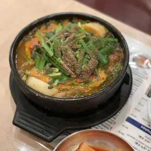 Gamjatang - 5/5 stars (pork bone soup)