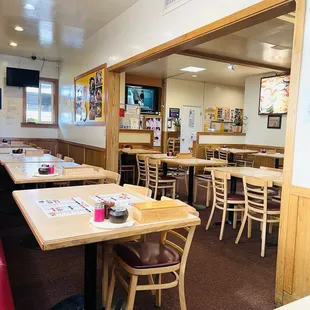 interior, sushi and sashimi