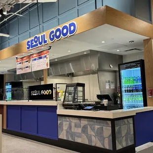 the inside of a restaurant