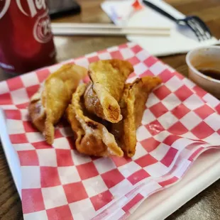 Side Order Gyoza or at least half of it...