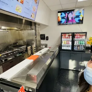 interior, sushi and sashimi