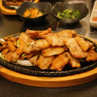 * BBQ Pork Belly (4.5/5): $21.99: char grilled pork belly with deep fried garlic. Very tasty and one of my favorites on the east side