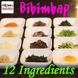 a variety of ingredients