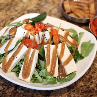 1. Tofu Salad ($14) - Tofu &amp; Vegetables With Sesame Dressing