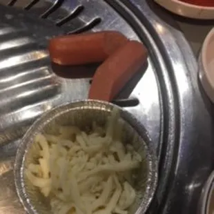 CORN CHEESE AND HOT DOG