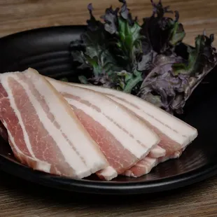 Thick slices of pork belly