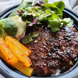 3-24-21 Special - Korean Short Rib Hamburger Steak
