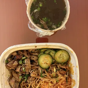 BBQ Chicken and Beef Bone Soup