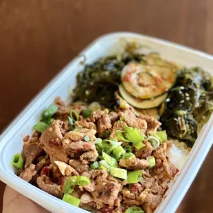 Spicy pork