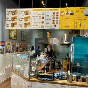 the interior of a restaurant