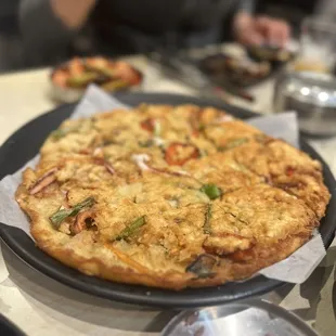 Seafood pancake