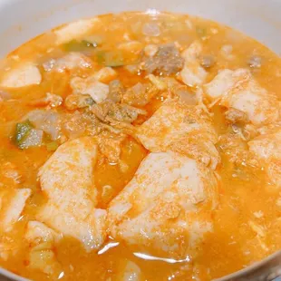 Tofu soup