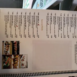 Current menu 12-18-2021