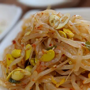 a closeup of a plate of food