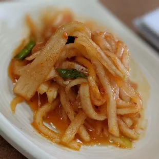 a closeup of a plate of food