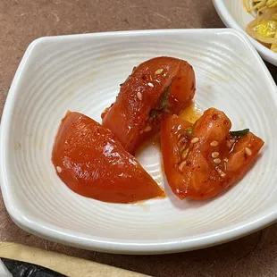 Banchan; tomato