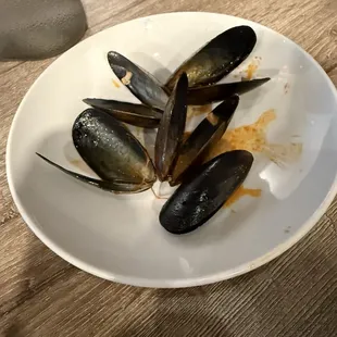 food, oysters and mussels