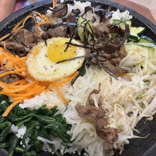 Beef bibimbap