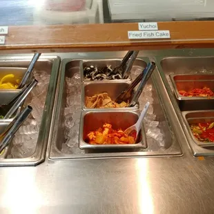 More side dishes. Self serve. Unlimited. Buffet